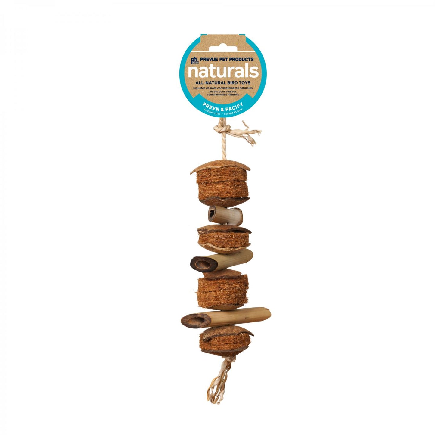 Prevue Pet Naturals - Coco + Bamboo Toy