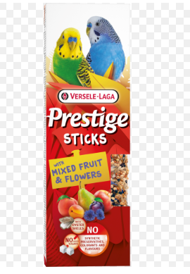 Prestige 2 Sticks - Budgies - Mixed Fruit & Flowers - 60g