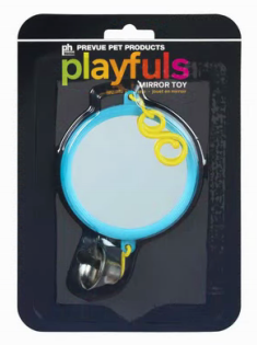 Prevue Pet - Birdie Basics 2-Sided Round Mirror - 3"