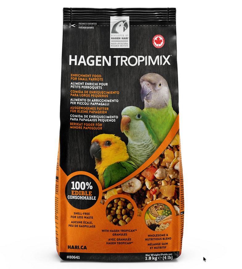 Tropimix Formula for Small Parrots - 1.8 kg (4 lb)