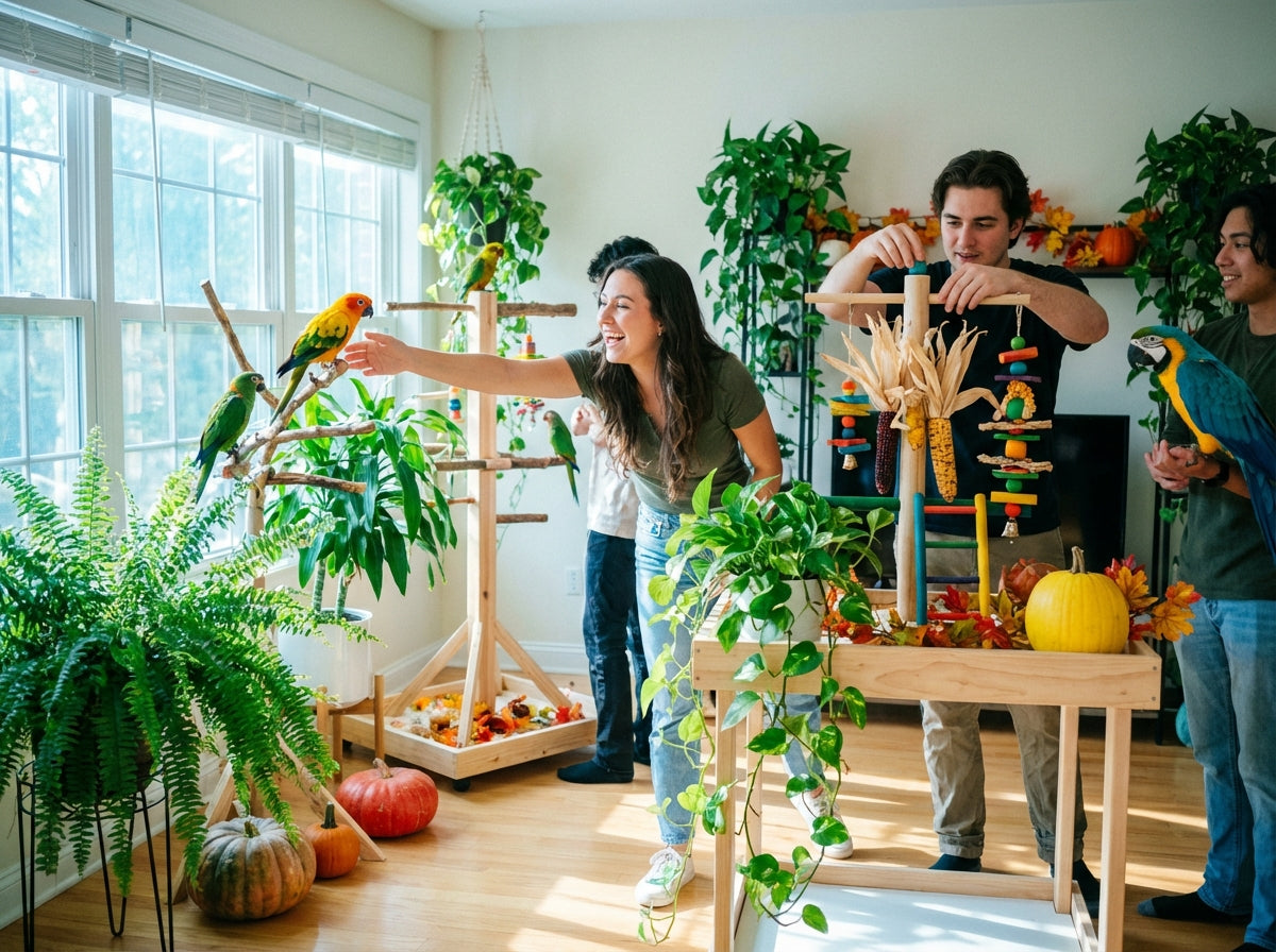 Cozy Nests All Year: How to Create the Perfect Indoor Environment for Your Bird During Seasonal Changes