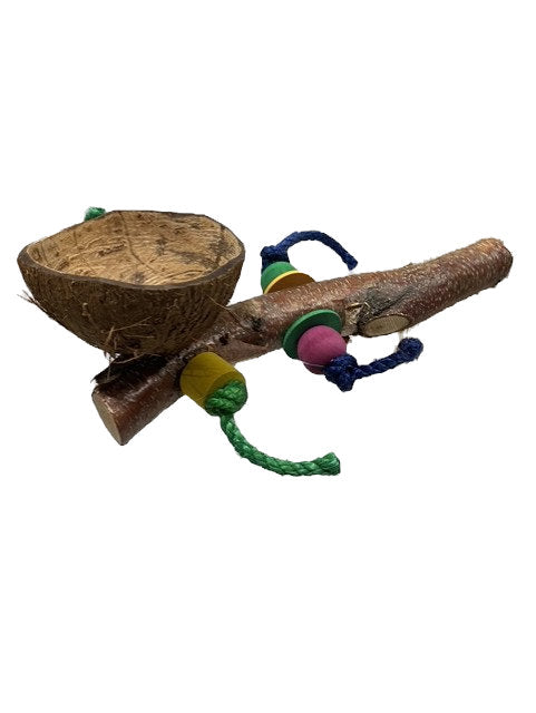 Perch with half coco