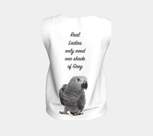 Funny Parrot Tank Top - Real Ladies only need one shade of Grey