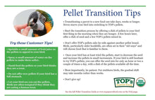 TOP's Parrot Food Mini Pellets 1 lb bag USDA organic small parrot nutrition