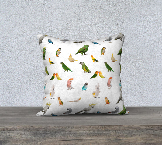 Parrots - 18" x 18" Pillow Case