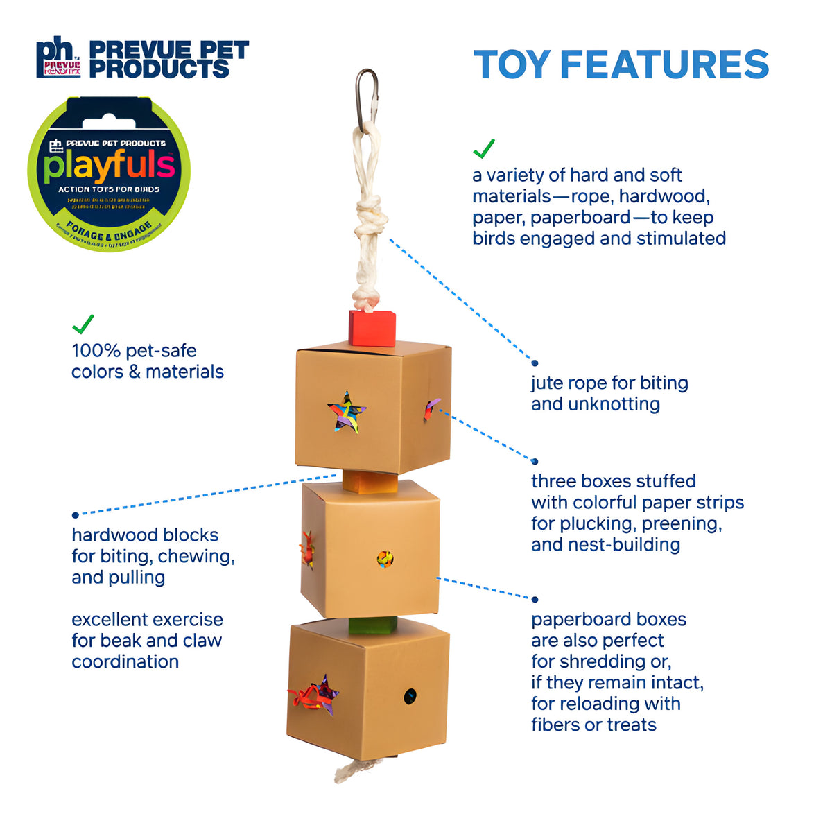 Prevue Hendryx 3-Box Stuff & Hide