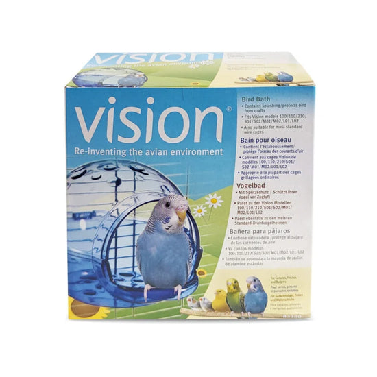Bird Bath for Vision and Small Wired Cages