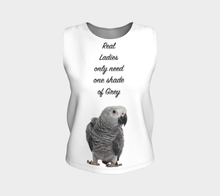 Funny Parrot Tank Top - Real Ladies only need one shade of Grey