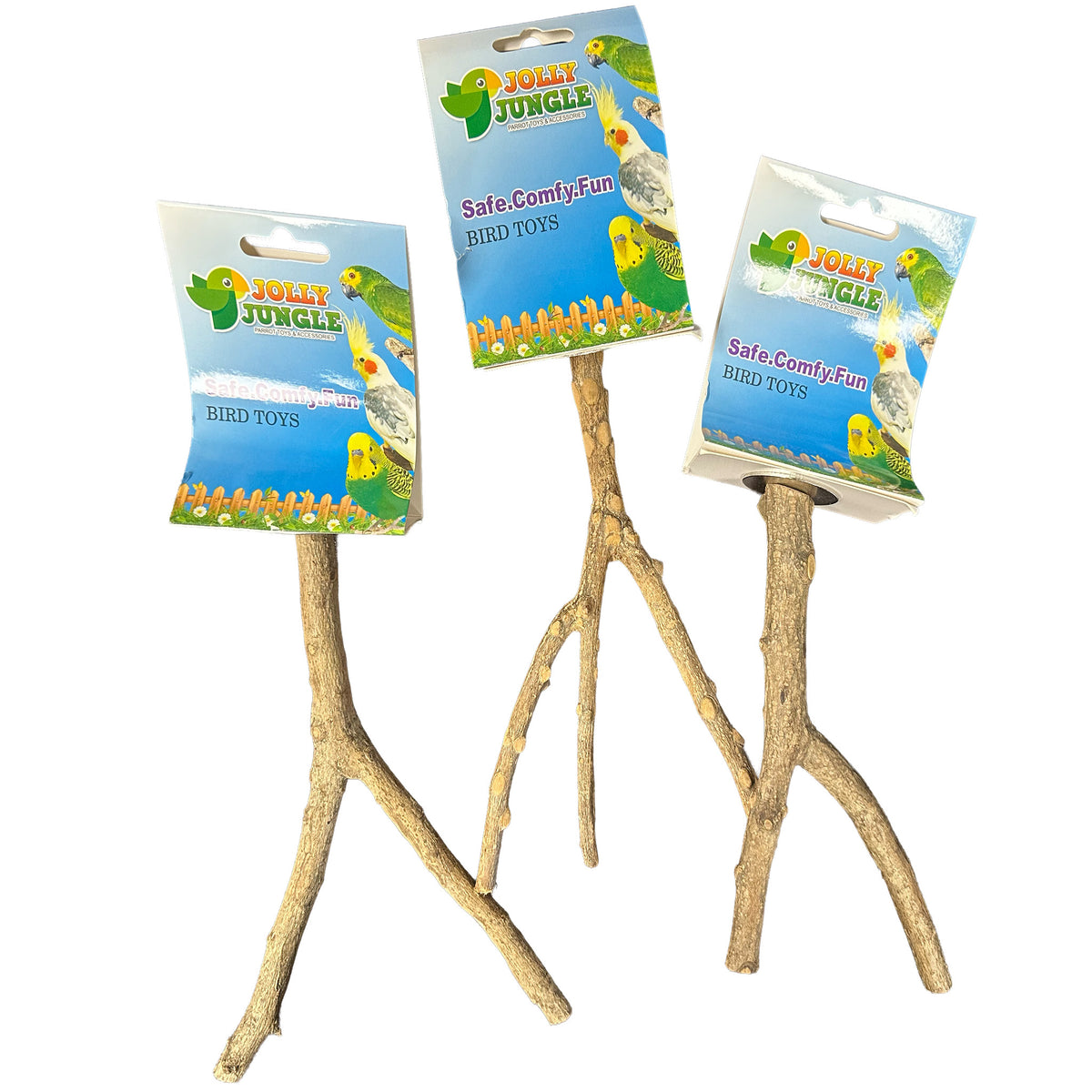 Multi Branch Pepper Wood Perch