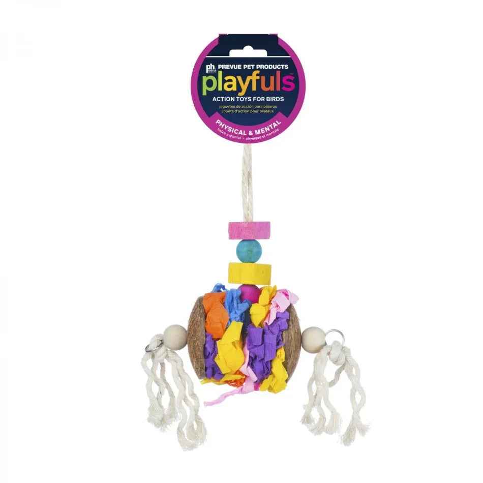 Prevue Accordion Crinkle Bird Toy