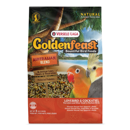 Golden Feast Australian Blend - 3lb - Conure & Cockatiel