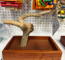 XSmall Java Wood Table Top Play Stand - 8"x5"x11"