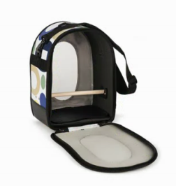 Prevue Hendryx Soft Sided Bird Travel Carrier with Perch - Small
