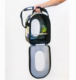 Prevue Hendryx Soft Sided Bird Travel Carrier with Perch - Small