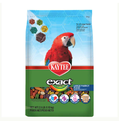 Kaytee Exact L Parrot Rainbow Chunky Bird 2.5lb