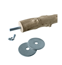 HARI Coffee Wood Bird Perch, Suitable for Medium - Large sized parrots