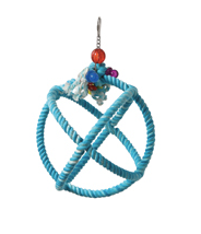 HARI Smart Play Enrichment Parrot Toy - Roper Orbiter Perch n Swing