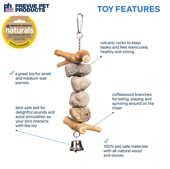 Prevue Pet Naturals - Block Rock