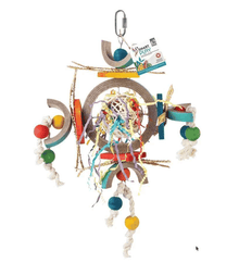 HARI Smart Play Enrichment Parrot Toy - Space Station - Small