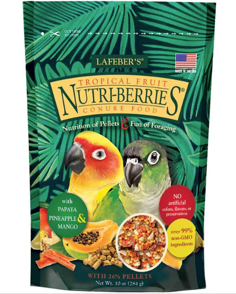 Lafeber Tropical Fruit Nutri-Berries for Conures 10 oz