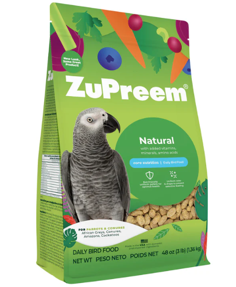 ZuPreem Natural Parrot & Conures