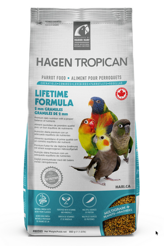 Tropican Lifetime Formula Granules for Cockatiels