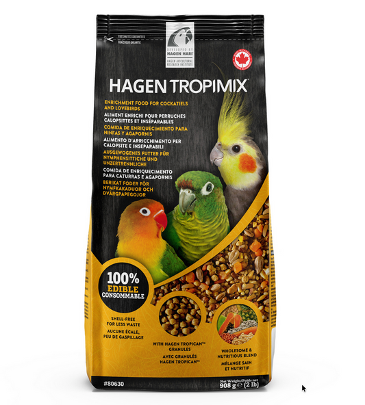 Tropimix Formula for Cockatiels and Lovebirds - 908 g (2 lb)