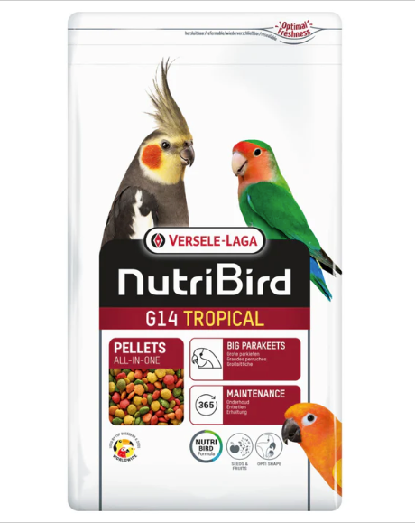NutriBird - Tropical - Pellets - Big Parakeet - 1kg