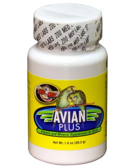 Zoo Med Avian Plus Vitamin & Mineral Supplement for Birds 1 oz