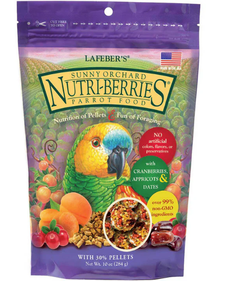 Lafeber Sunny Orchard Nutri-Berries for Parrots 10 oz