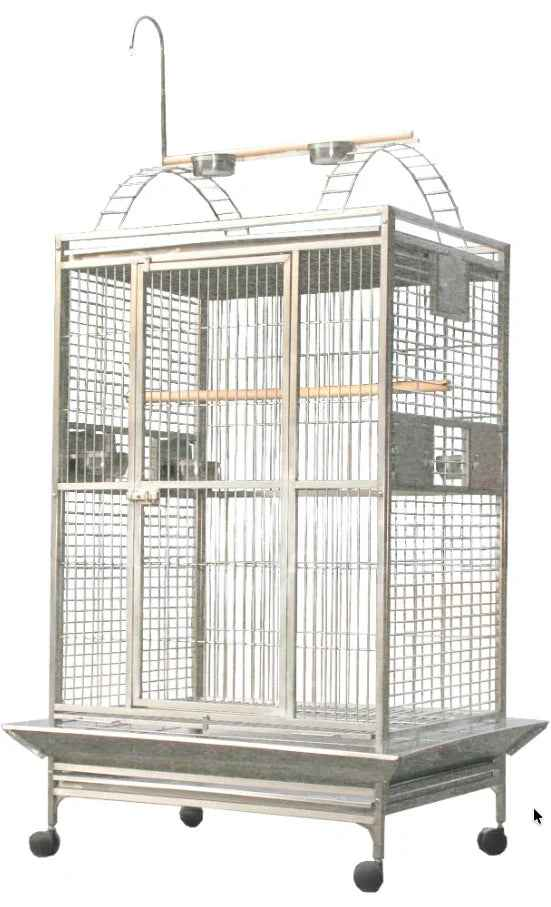 Stainless Steel PlayTop Cage 40"x30"x75"