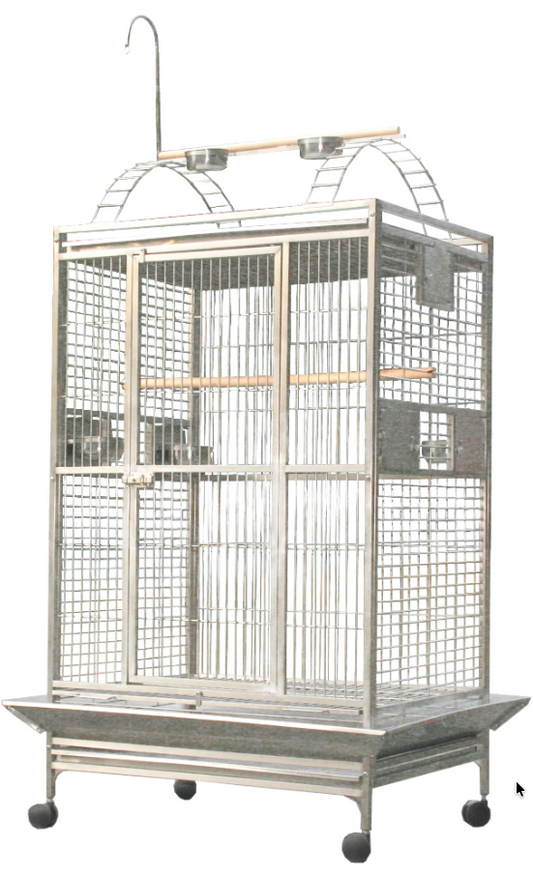 Acier inoxydable - Cage PlayTop 40"x30"x75"
