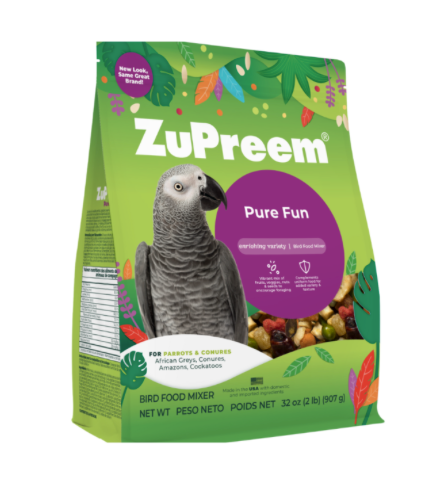 ZuPreem "Pure Fun" Food For Conure, Small Cockatoos & Other Medium To Large Parrot 2lbs