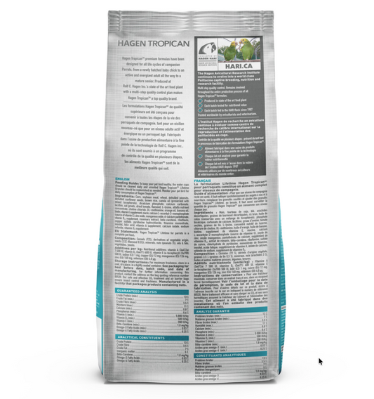 Tropican Lifetime Formula Granules for Cockatiels