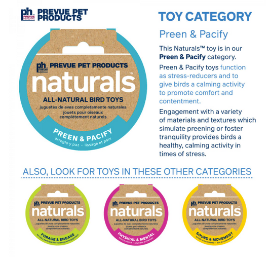 Prevue Naturals - Coco Hideaway with Shells