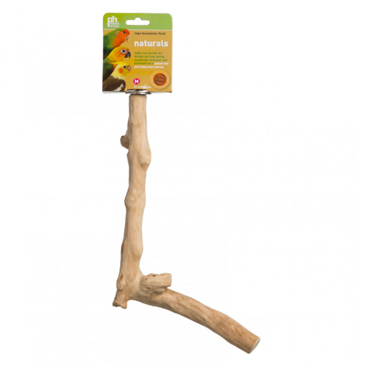 Prevue Pet -  Coffea Wood Bird Perches "Y" 12"
