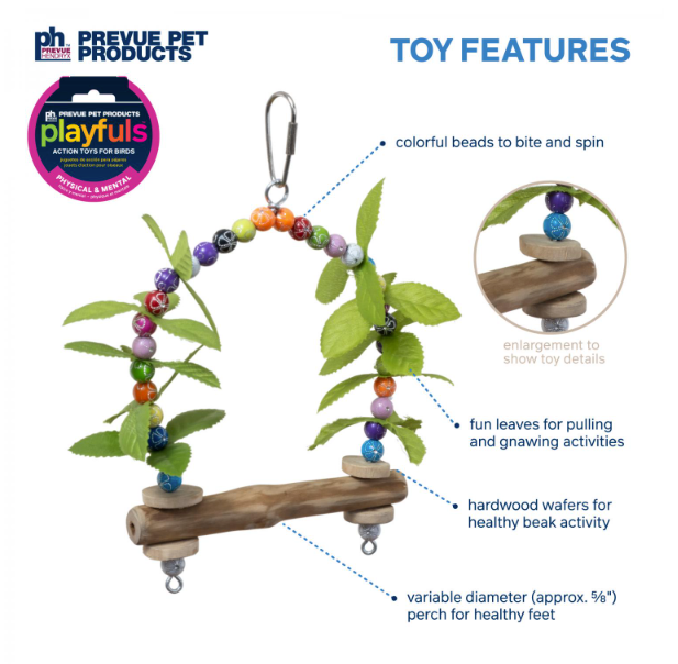 Prevue Pet Playfuls - Birds of Paradise swing