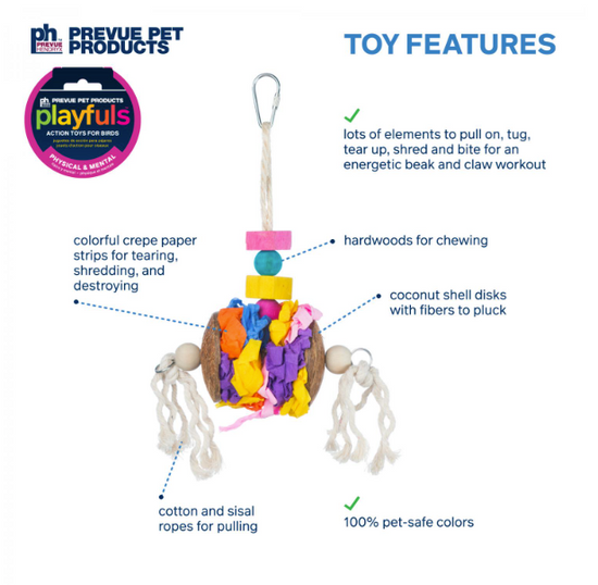 Prevue Pet - Accordion Crinkle Bird Toy