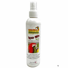 8-ounce Dyna-Mite Spray bottle for natural mite and lice control in birds with integrated sprayer