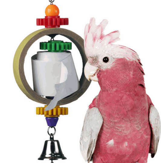 Tape Dispenser Bird Toy