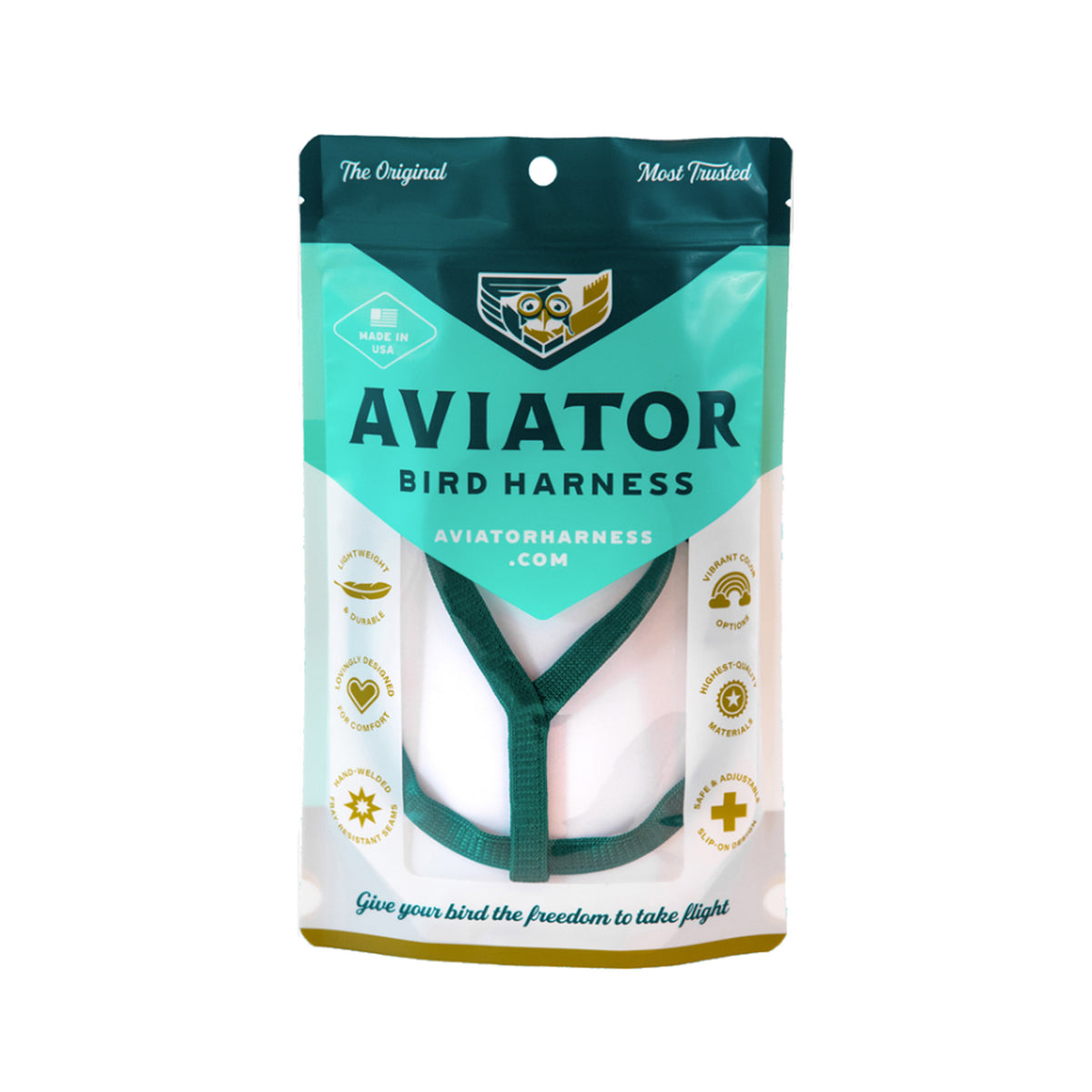Aviator Bird Harness - green