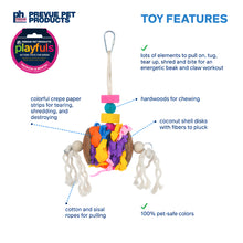 Prevue Accordion Crinkle Bird Toy