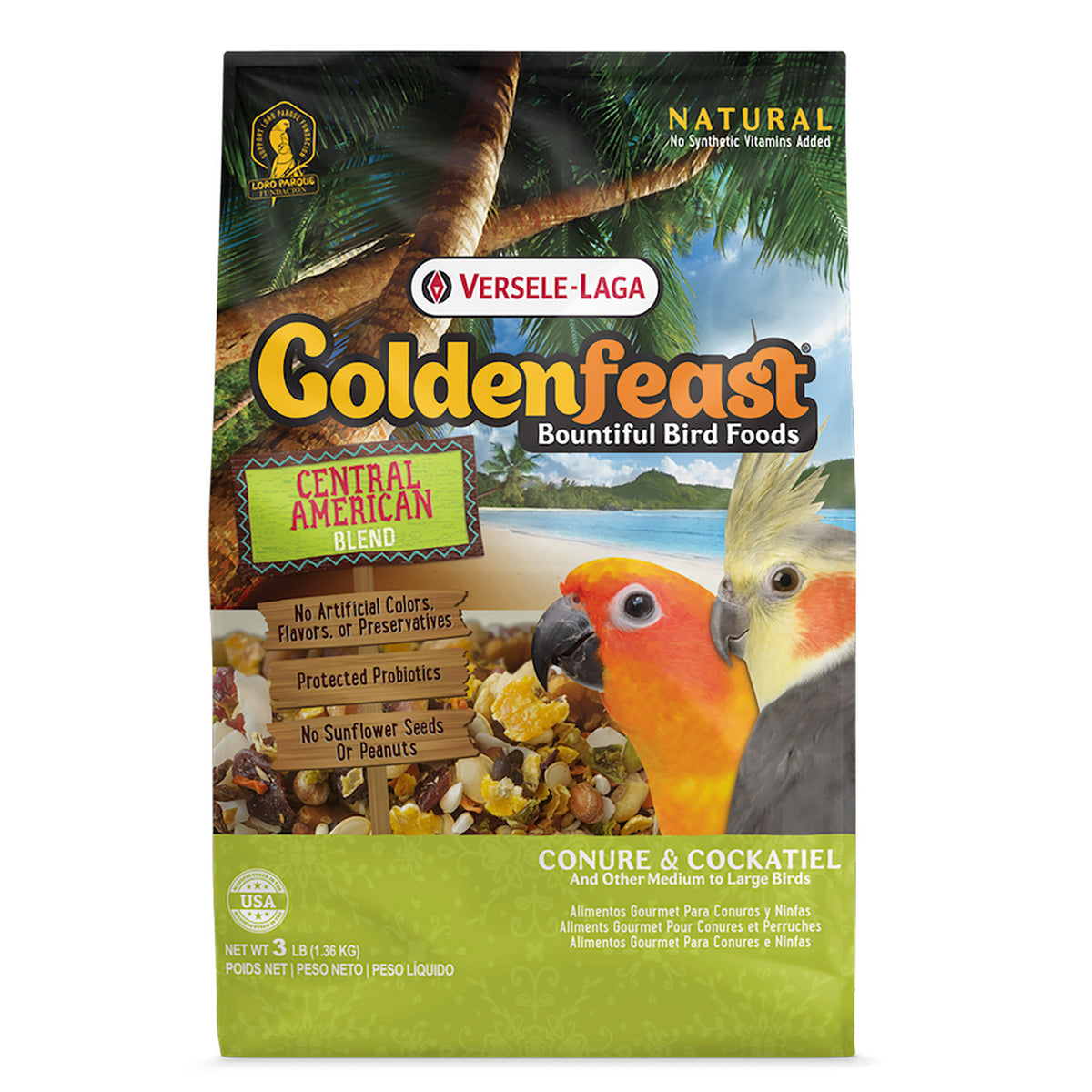 Golden Feast Conure & Cockatiel