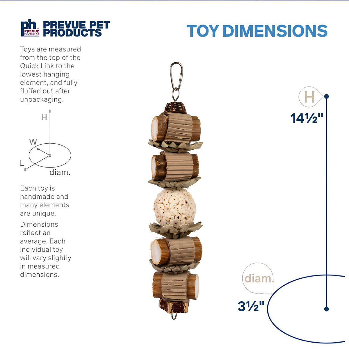 Prevue Pet Naturals Lumberjack Stack