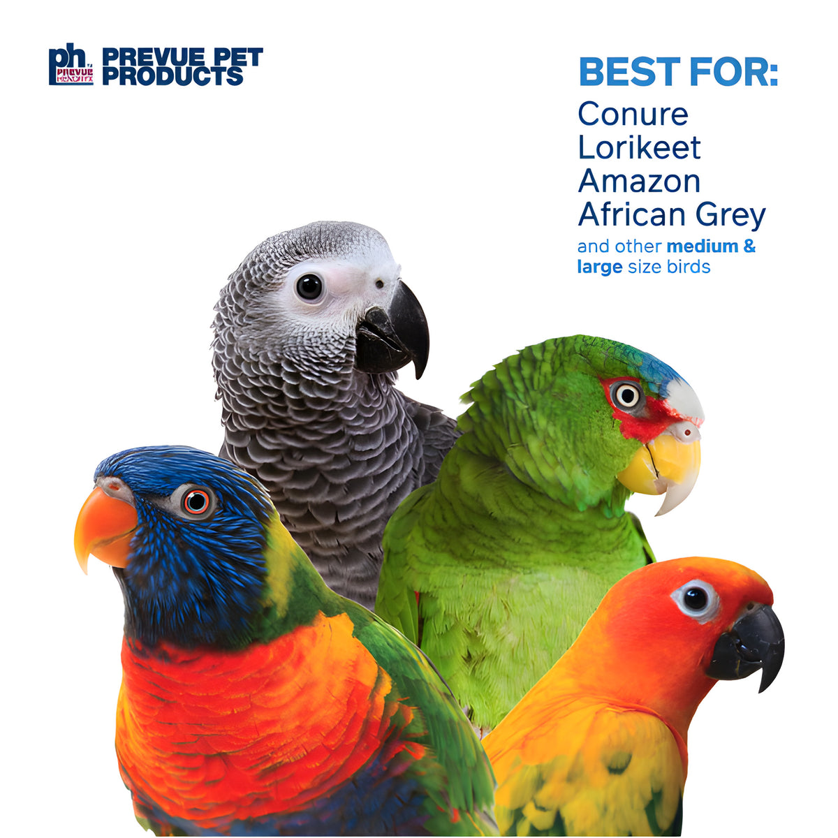 Prevue best for med to large birds
