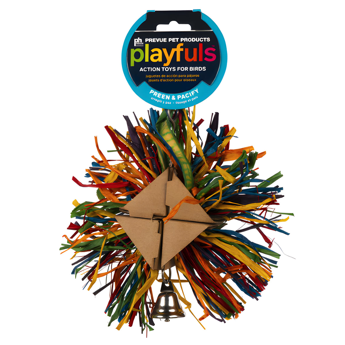 Prevue Pet Playfuls Raffia Rainbow