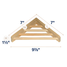 Prevue Wood Corner Shelf for Birds